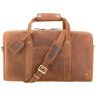 Дорожная сумка из винтажной кожи коричневого цвета Visconti Explorer 77369 - 1