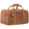 Дорожная сумка из винтажной кожи коричневого цвета Visconti Explorer 77369 - 5