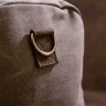 Сіра дорожня сумка з текстилю з великою кількістю відділень Vintage (20665) - 7