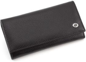 Жіночий шкіряний гаманець на кнопці ST Leather (16533)
