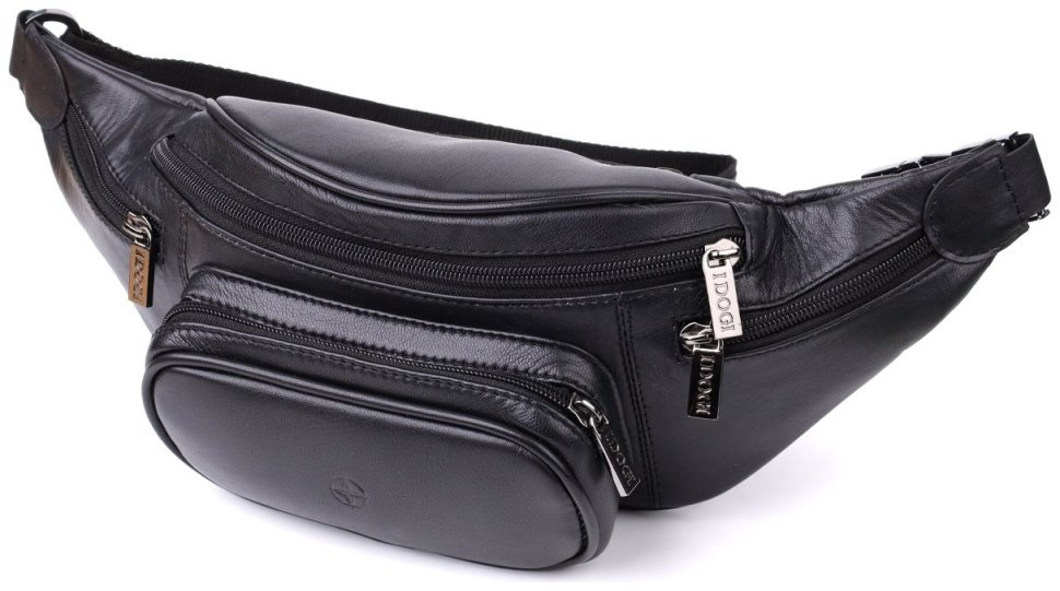 Городская мужская сумка бананка из гладкой кожи черного цвета Tony Perotti 108369 фото №1 Городская мужская сумка бананка из гладкой кожи черного цвета Tony Perotti 108369 modnotak фото №1