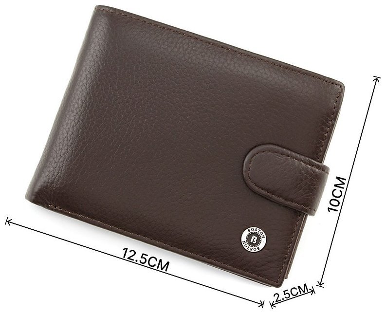 Кожаное мужское портмоне коричневого цвета BOSTON (16696) modnotak фото №3