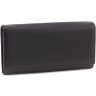 Чорний жіночий гаманець із фактурної шкіри з навісним клапаном Marco Coverna 68669 - 1