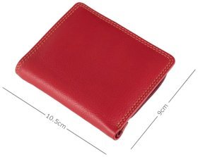 Жіночий жіночий гаманець шкіряний червоного кольору Visconti RB112 Chile Red Multi 108869