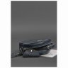 Темно-синяя женская кожаная сумка-кроссбоди круглой формы BlankNote Tablet 78869 - 6