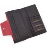 Двухцветный женский кожаный кошелек на кнопках Tony Bellucci (10883) - 5