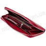 Великий лаковий гаманець на блискавки червоного кольору KARYA (1153-074) - 2