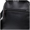 Маленький жіночий рюкзак з натуральної шкіри чорного кольору Vintage 2422434 - 6