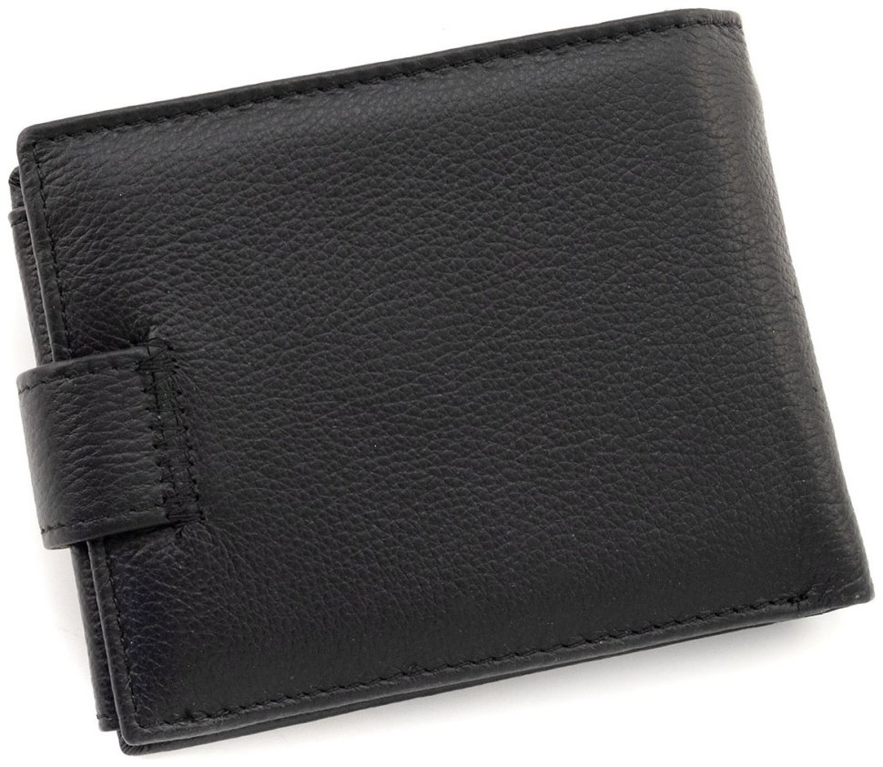 Чоловічий портмоне з натуральної шкіри із блоком прозорих відділень Marco Coverna 90870 modnotak фото №3