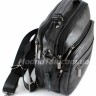 Шкіряна чоловіча сумочка чорного кольору Leather Bag Collection (10149) - 6