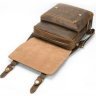 Качественный кожаный рюкзак коричневого цвета VINTAGE STYLE (14872) - 6