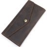 Чоловічий класичний гаманець з вінтажній шкіри коричневого кольору Vintage (14961) - 1