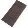 Чоловічий класичний гаманець з вінтажній шкіри коричневого кольору Vintage (14961) - 4
