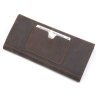 Мужской классический кошелек из винтажной кожи коричневого цвета Vintage (14961) - 6