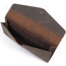 Мужской классический кошелек из винтажной кожи коричневого цвета Vintage (14961) - 7