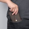 Мужской классический кошелек из винтажной кожи коричневого цвета Vintage (14961) - 10