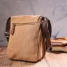 Функціональна чоловіча сумка-планшет із текстилю в рудому кольорі Vintage (2421268) - 8