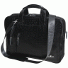 Кожаная сумка для ноутбука 15.6″ черного цвета Vip Collection 102670 (КРОКО) modnotak фото - 1