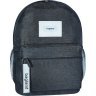 Черный рюкзак для города из текстиля на одну молнию Bagland (52770) - 1