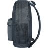 Черный рюкзак для города из текстиля на одну молнию Bagland (52770) - 2