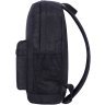 Черный рюкзак для города из текстиля на одну молнию Bagland (52770) - 7