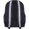 Черный рюкзак для города из текстиля на одну молнию Bagland (52770) - 8