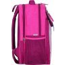 Шкільний рюкзак для дівчаток із текстилю малинового кольору Bagland (53170) - 2