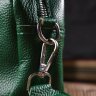 Современная женская сумка на плечо из натуральной кожи зеленого цвета Vintage (2422120) - 9