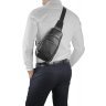 Мужская сумка-слинг через плечо с двумя отделениями на молнии Tiding Bag (15918) - 2