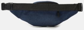 Недорогая поясная сумка-бананка из текстиля синего цвета Monsen (22120)