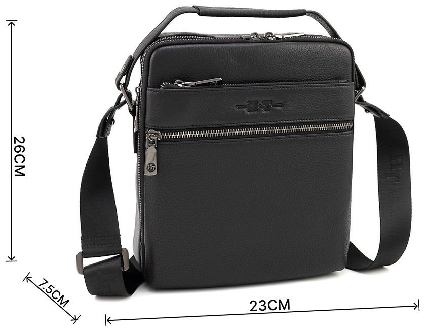 Мужская кожаная сумка с ручкой H.T Leather (10342) фото №3 Мужская кожаная сумка с ручкой H.T Leather (10342) modnotak фото №3