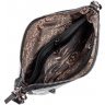 Женская компактная сумка из натуральной кожи черного цвета Desisan (19178) - 6