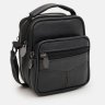 Мужская сумка-барсетка из натуральной кожи флотар Borsa Leather 94670 чёрного цвета фото №2 Мужская сумка-барсетка из натуральной кожи флотар Borsa Leather 94670 чёрного цвета modnotak фото - 2