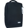 Черный мужской рюкзак из текстиля с отсеком под ноутбук Bagland (55670) - 1