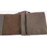 Наплечная кожаная сумка коричневого цвета VATTO (11712) - 7