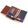 Шкіряний жіночий гаманець молочного кольору на магніті ST Leather 1767270 - 7