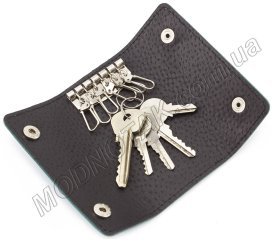 Кожаная ключница с фиксацией на две кнопки ST Leather (16109)