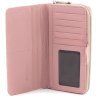 Рожевий жіночий гаманець великого розміру з натуральної шкіри ST Leather 1767370 - 2