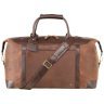 Дорожная сумка из натуральной кожи винтажного стиля в коричневом цвете Visconti Voyager 77370 - 1
