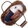 Дорожная сумка из натуральной кожи винтажного стиля в коричневом цвете Visconti Voyager 77370 - 2