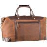 Дорожня сумка з натуральної шкіри вінтажного стилю в коричневому кольорі Visconti Voyager 77370 - 3