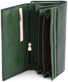 Зеленый женский кошелек на магнитной фиксации Marco Coverna (16625)