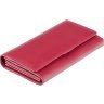 Місткий жіночий гаманець із якісної натуральної шкіри червоного кольору Visconti 68870 - 10