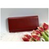 Місткий жіночий гаманець із якісної натуральної шкіри червоного кольору Visconti 68870 - 12