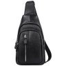 Мужская сумка рюкзак из натуральной кожи черного цвета Tiding Bag 90771 modnotak фото - 14