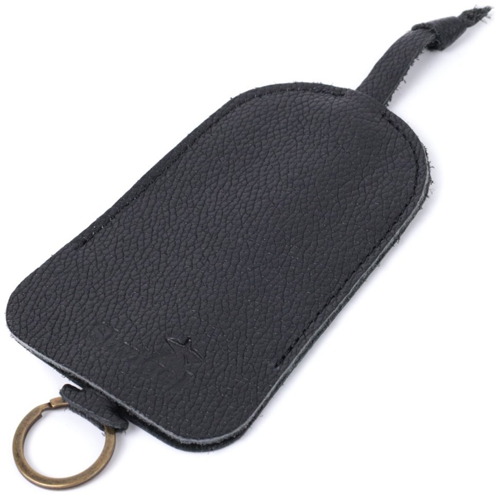 Кожаная ключница черного цвета Shvigel 90971 modnotak фото №5
