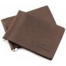 Мужской винтажный зажим темно-коричневого цвета ST Leather (16821) - 1