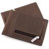 Мужской винтажный зажим темно-коричневого цвета ST Leather (16821) - 3