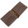 Мужской винтажный зажим темно-коричневого цвета ST Leather (16821) - 4