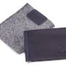 Темно-синий кожаный зажим для купюр и карточек Grande Pelle (13105) - 5